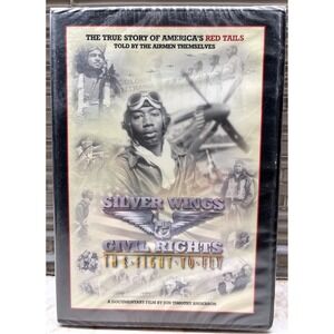 Silver Wings & Civil Rights DVD The Fight to Fly 2005 Tuskegee Airmen New Sealed